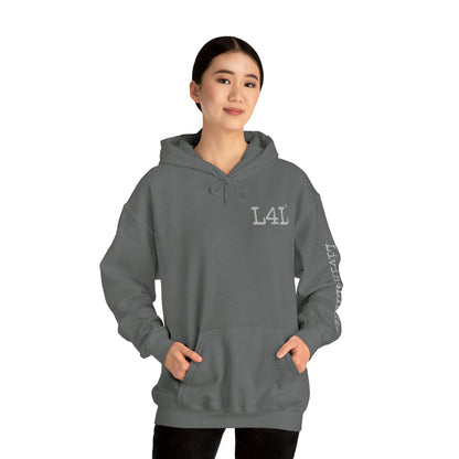 Gray print - Unisex Heavy Blend™ Hooded Sweatshirt