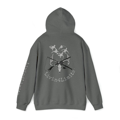 Gray print - Unisex Heavy Blend™ Hooded Sweatshirt