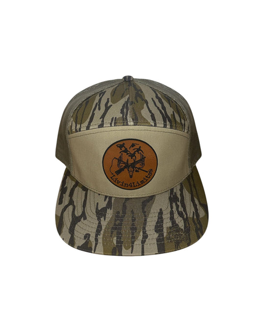 "Livin4Limits" Camo 7 panel hat